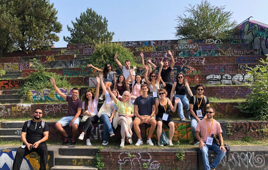 Studierende der Summer School im Westpark Bochum