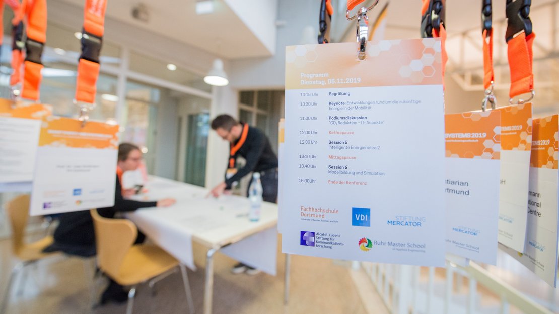 Registrierung und Namensschilder der Smart Energy 2019